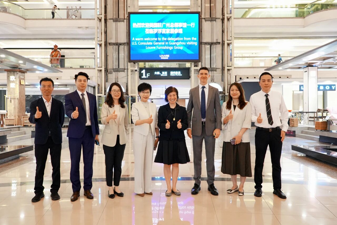 U.S. CONSUL GENERAL IN GUANGZHOU VISITS LECONG FURNITURE CITY TO DEEPEN CHINA-U.S. HOME FURNISHINGS INDUSTRY EXCHANGE AND COOPERATION